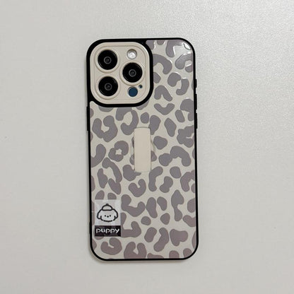 Fashion Leopard-print Pattern Phone Case, Decorative Phone Protector Cover, Phone Accessories Compatible with iPhone 13 14 15 16 Pro Max/Pro, Phone Case