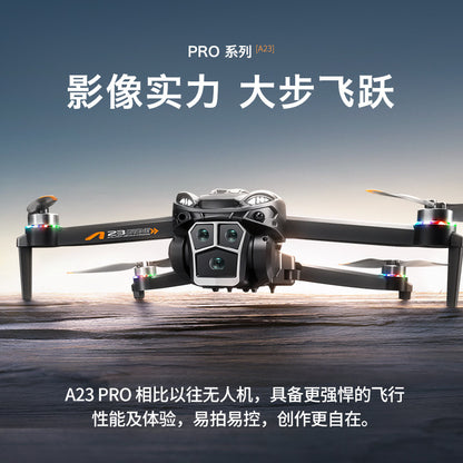 Cross-Border A23 PRO Drone HD Aerial Photography Quadcopter Brushless Obstacle Avoidance Remote Control Aircraft Export Toy