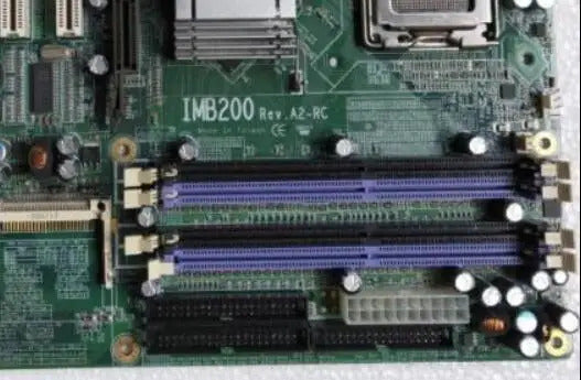 IMB200 REV:A2-RC 100%OK Original Embedded IPC Mainboard ATX Industrial Motherboard 5*PCI 4*COM 2*ISA with RAM LGA775 CPU