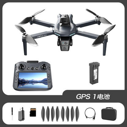 Cross-Border XT606Drone remote control with screen brushless motor HD aerial photography GPS Intelligent Positioning Remote Control Drone