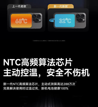 Built-in Cable Magnetic Aluminum Alloy Power Bank10000Ma Portable and Thin Mini Power Bank Gift Cross-Border