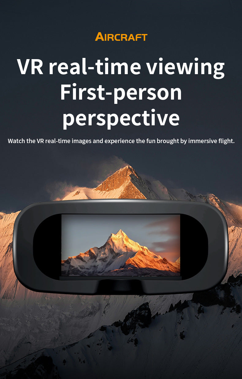 Cross-border Drone H20Foldable Brushless HD Aerial Photography Four-Axis Drone VR Glasses Remote Control Airplane drone