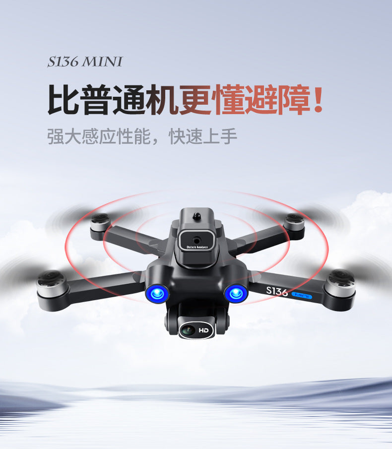 Cross-Border S136Uav GPS Positioning Brushless Motor HD Dual Camera Aerial Photography Obstacle Avoidance Remote Control Aircraft Drone