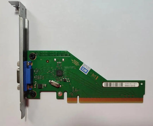 D3453-A11 Gs 1 Original PCIe X16 Graphics Card PCIe X16 To VGA CRT DB15 Graphic Card Industrial Card server Video Card