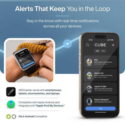 Cube Magnetic Pro GPS Tracker for Vehicles / Car, 1 Year Battery, Real Time Location, Geo Fence, Route History and Speed Monitor