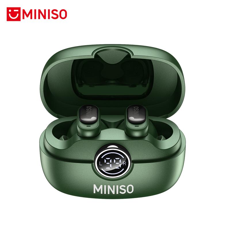 MINISO MS105 Wireless Earbuds Bluetooth 6.0 Earphones, In Ear Earbuds,Waterproof Wireless Earphones, Suitable for Office, Sports, Study and Audio Calls, Built in Microphone, Gaming Bluetooth Headphones