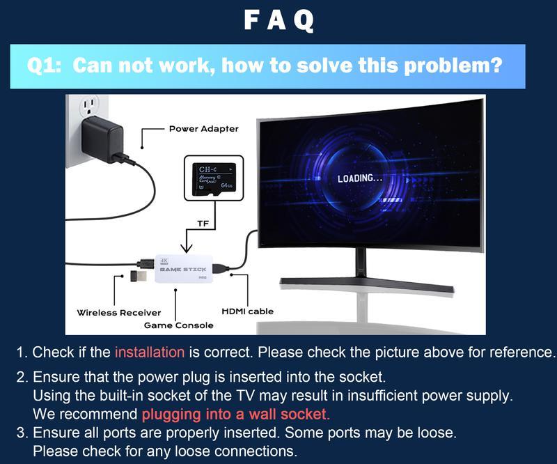 2025 New Upgraded RetroGame Console with 20,000+ Games,4K HDMl Output, Wireless Controller,  Game Emulator, Arcade Communication Stick