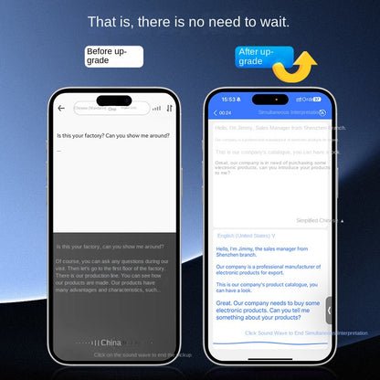 Black Technology Ai Large Model T1 Translator Ultra-thin Card Magnetic One-click Translation Global Video Inter-Translation