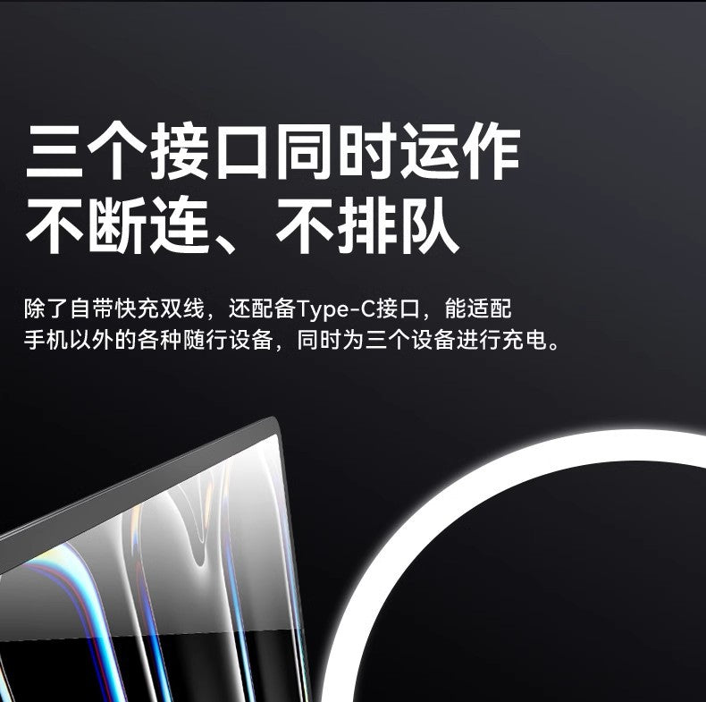 Built-in Cable Magnetic Aluminum Alloy Power Bank10000Ma Portable and Thin Mini Power Bank Gift Cross-Border