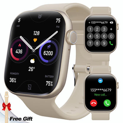 2025 Fashion Smart Watches for Women, Touch Screen Watch, Answer/Make Calls/100+ Sports Modes/Message Reminder, DIY Watch Dials, Wearable Devices, Smart Watches for iPhone/Andriod, Gift for Wife, Girl Friend