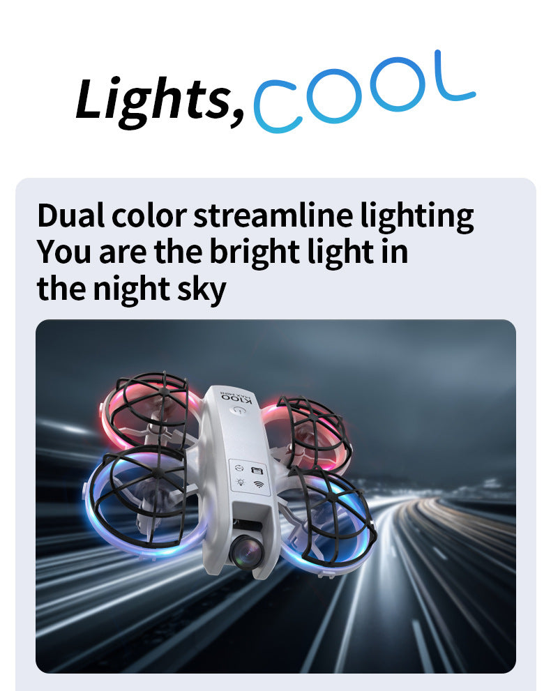 Cross-Border K100MINI Drone with Screen Remote Control Optical Flow Hover Dual Camera Lens HD Aerial Photography Remote Control Aircraft