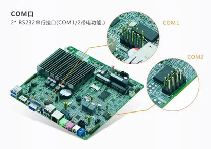 J3160 Motherboard Mini-ITX SBC IPC Mainboard industrial Fanless Board Mini ITX with ATOM DC-12V COM LAN VGA EDP