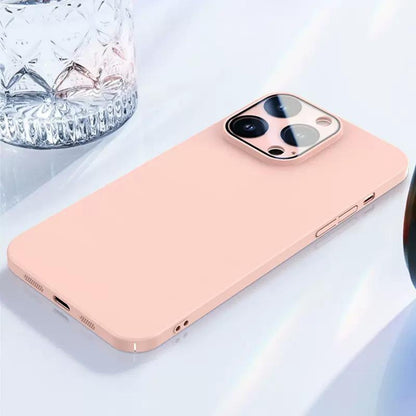 Compatible with iPhone 15 14 13 12 PRO MAX Integrated Lens Protector Glass Matte Phone Case Apple 14 Ultra-thin 13 Hard Protective Cover