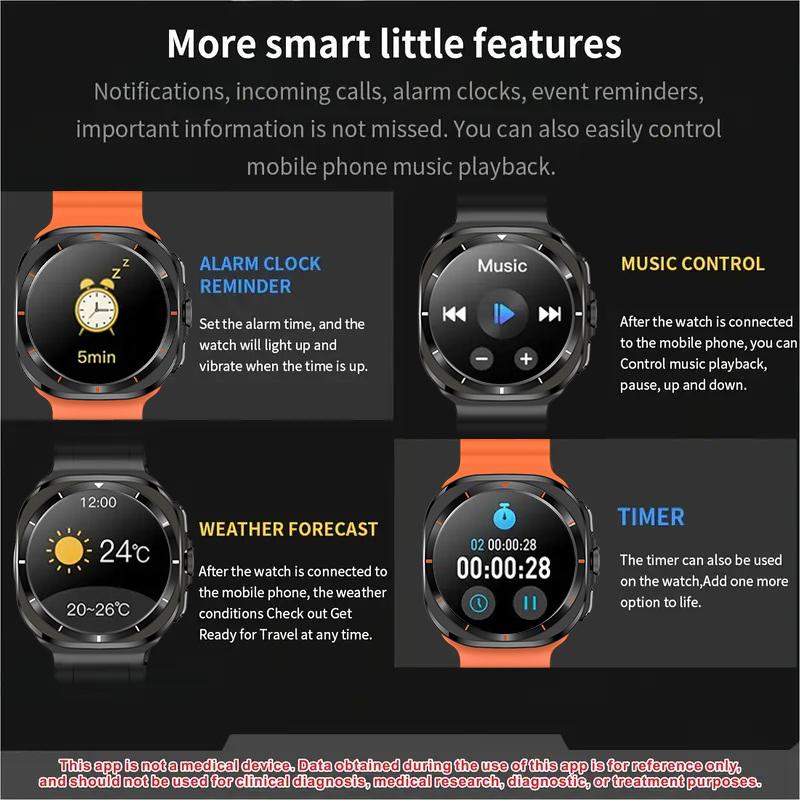 2025 New Multifunctional Men Women's Smartwatch with Call Function, Touch Screen Smart Watch, Sports Modes DIY Watch Dials Messages Reminder, Waterproof Fitness Activity Tracker,Christmas Gift for friend