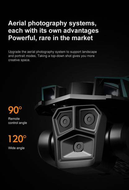 Cross-Border K12MAX Drone with screen control, optical flow positioning, quadcopter with brushless motor, remote control airplane toy