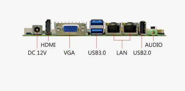 J1900 3.5 inch Motherboard 3.5" SBC IPC Mainboard industrial with Celeron Quad Core DC-12V 6-COM 2xGbE LAN LVDS VGA