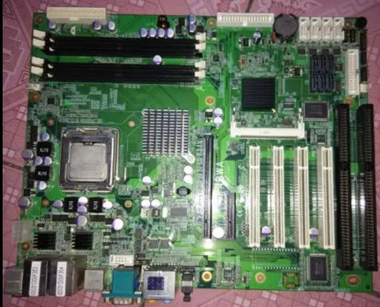 P4BWA 100% OK Original IPC Mainboard Q965 Chipset ATX Industrial Motherboard 4*PCI 2*ISA 5 x RS232 & 1 x RS422/485 With CPU RAM