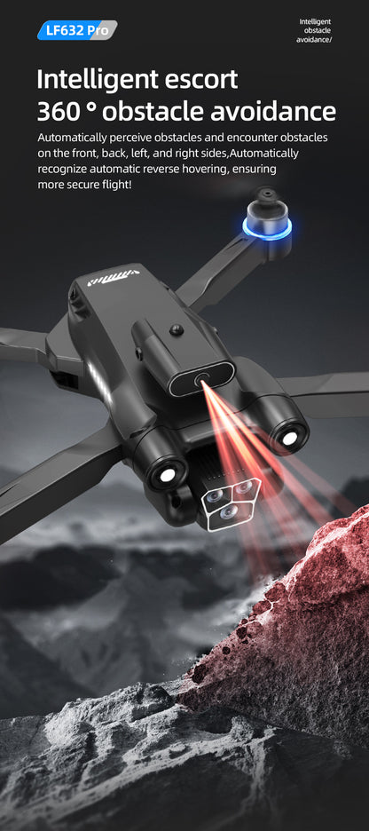 Cross-Border LF632Drone with screen control, optical flow positioning, quadcopter with brushless motor Remote Control Airplane Toy
