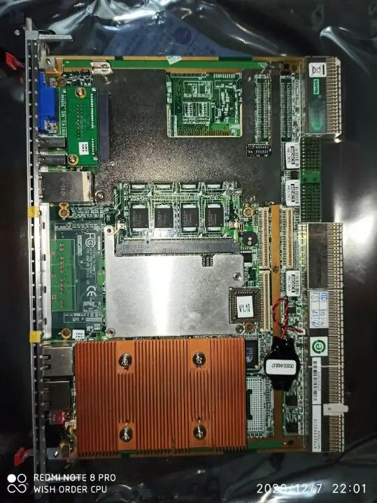 MIC-3392A 100% Test OK Original CPCI Machine Embedded Motherboard 1U CPU Board Industrial Mainboard  MIC-3392 with CPU RAM HDD