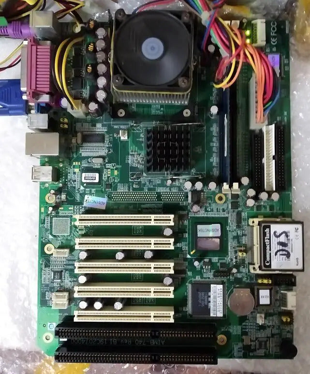 AIMB-740 Rev.B1 100% OK Original IPC Mainboard AIMB-740VE 5*PCI industrial motherboard 2*ISA with CPU RAM VGA LAN IPC Board