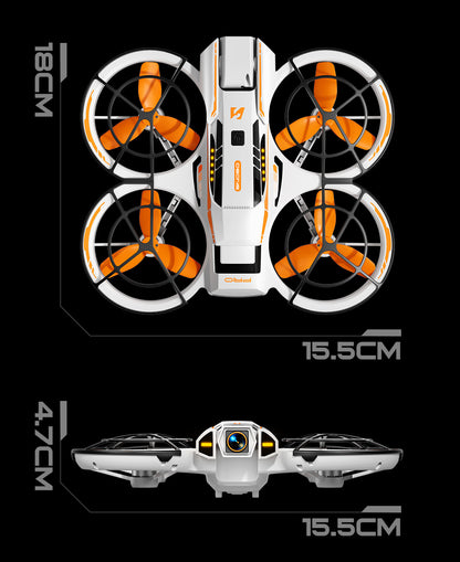 Cross-Border A21Drone Brushless Motor Mecha Style Aircraft Optical Flow Positioning Aerial Photography Full Protection Remote Control Airplane