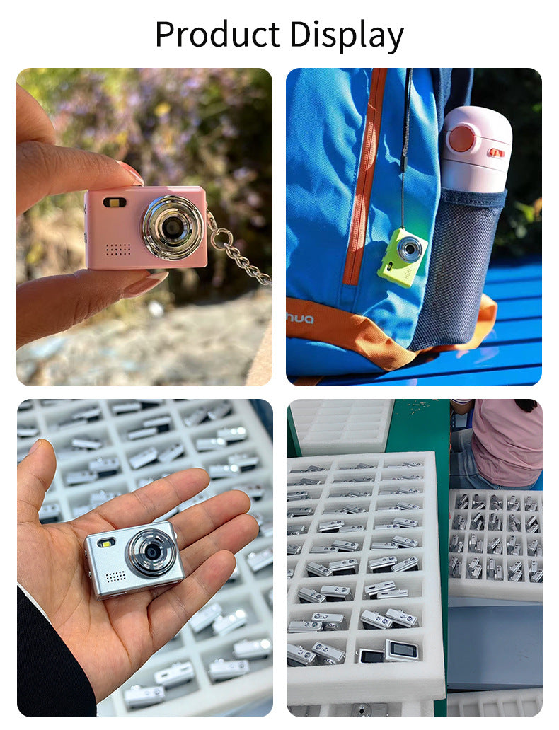 Cross-border New Small Digital Camera Photo Video Thumb Camera Cycling Climbing Pet Recording Mini Camera