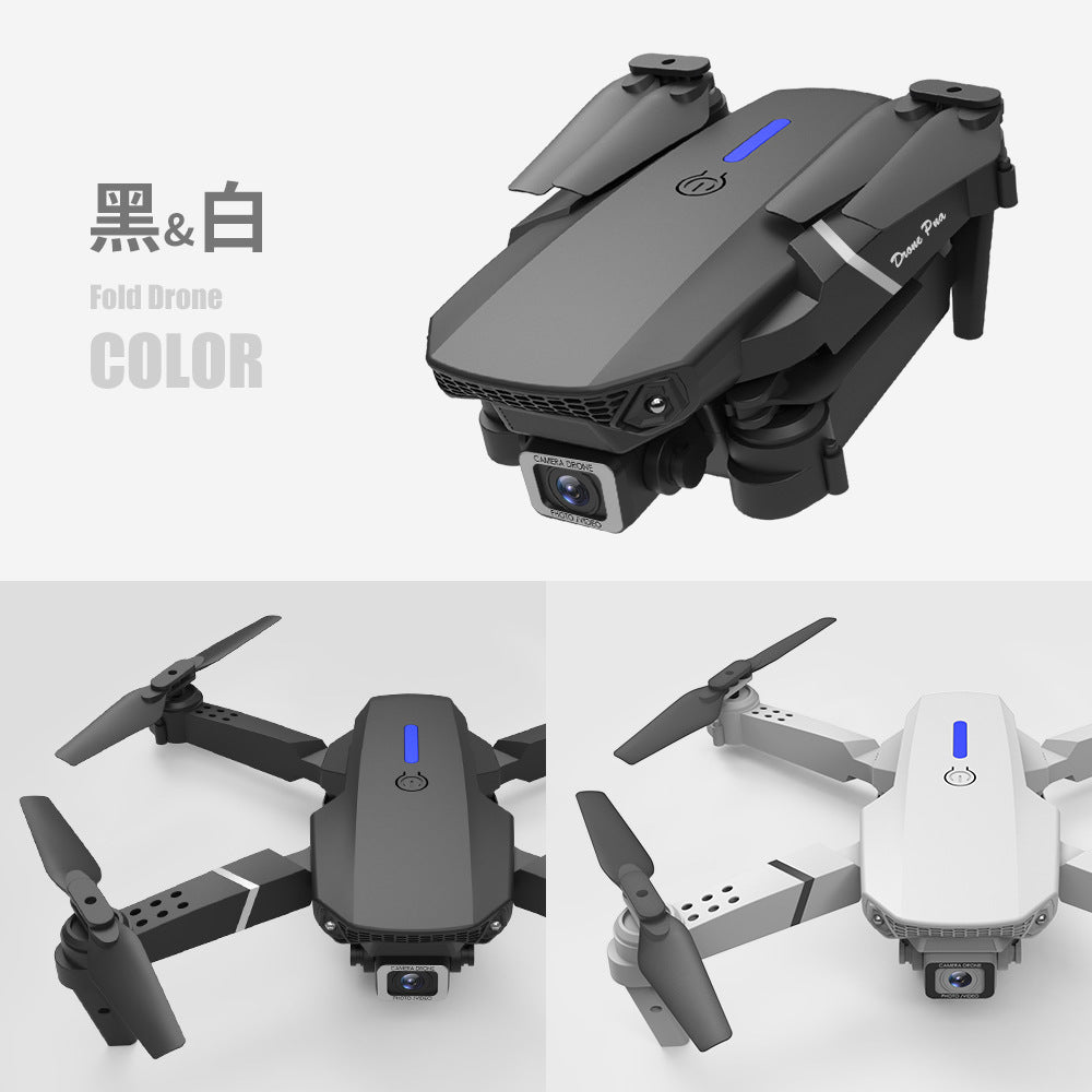 Cross-Border E88pro Foldable Drone HD Dual Camera Aerial Photography Altitude Hold Quadcopter Remote Control Aircraft E525