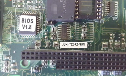 JUKI-752-R3 V3.2 100% OK Original IPC ISA Industrial Motherboard Half-Size CPU Card PICMG1.0 Embedded Mainboard wtih CPU RAM FAN