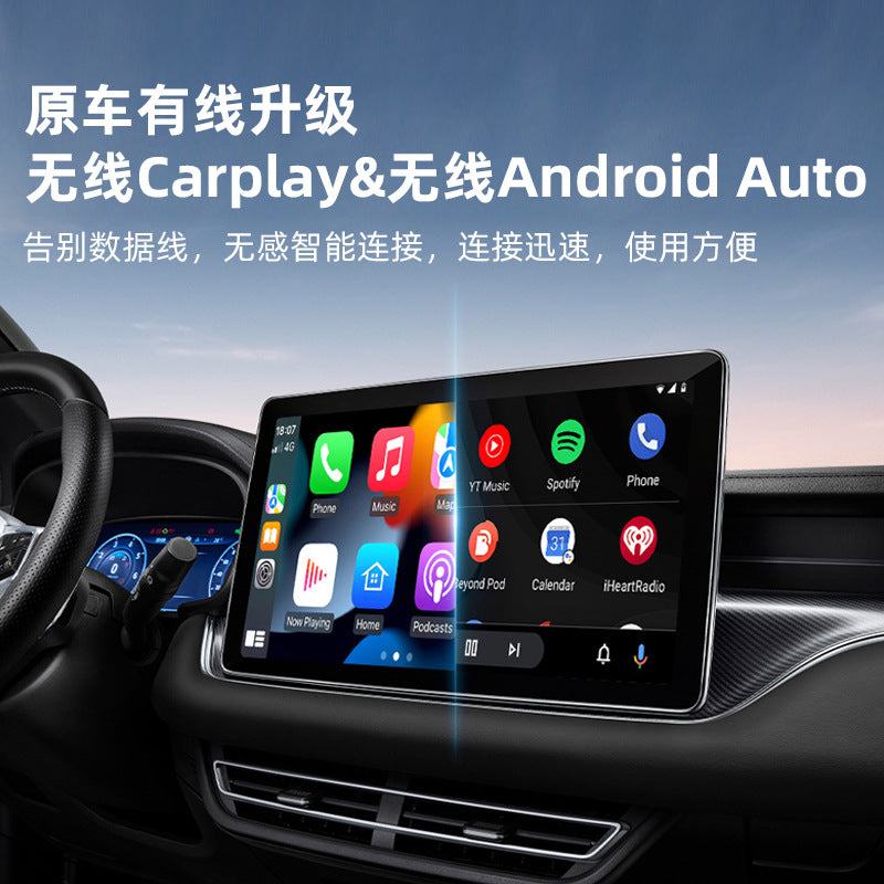 Wireless carplay Adapter for Android Auto Wired to Wireless Car Navigation2Combination1carplay Box