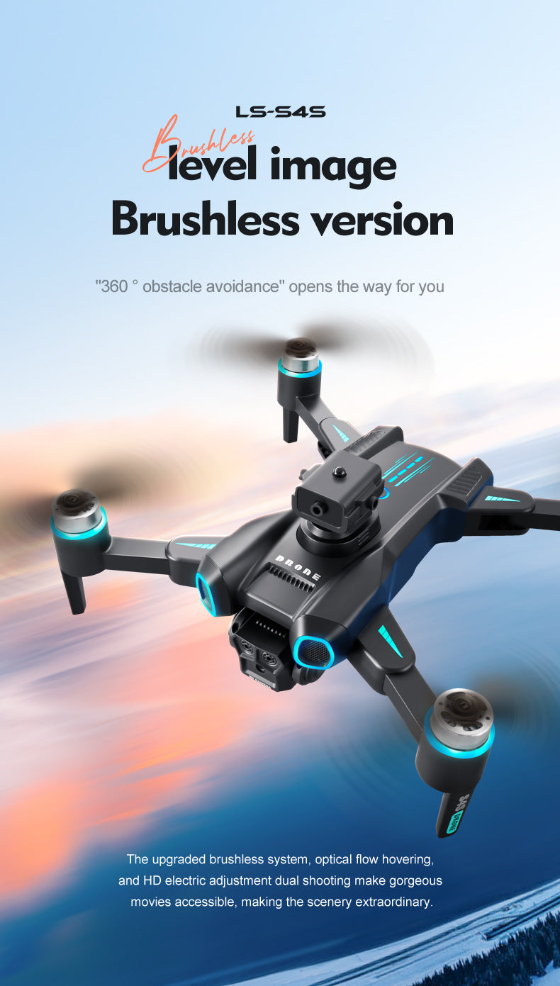 Cross-border Drone Brushless Motor ESC HD Lens Optical Flow Positioning Remote Control Aircraft Obstacle Avoidance Quadcopter