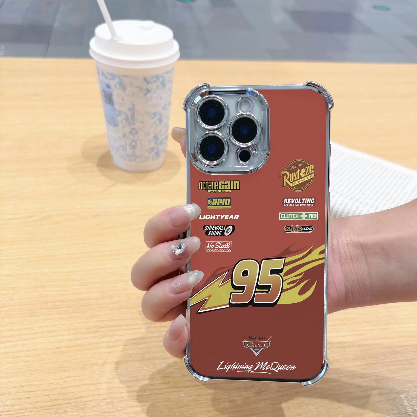 Glossy Oil Suitable for iPhone 17 Pro Max Phone Case 16P 15 12 14 13 11 Four-corner Anti-drop Electroplated Cross-border Outdoor