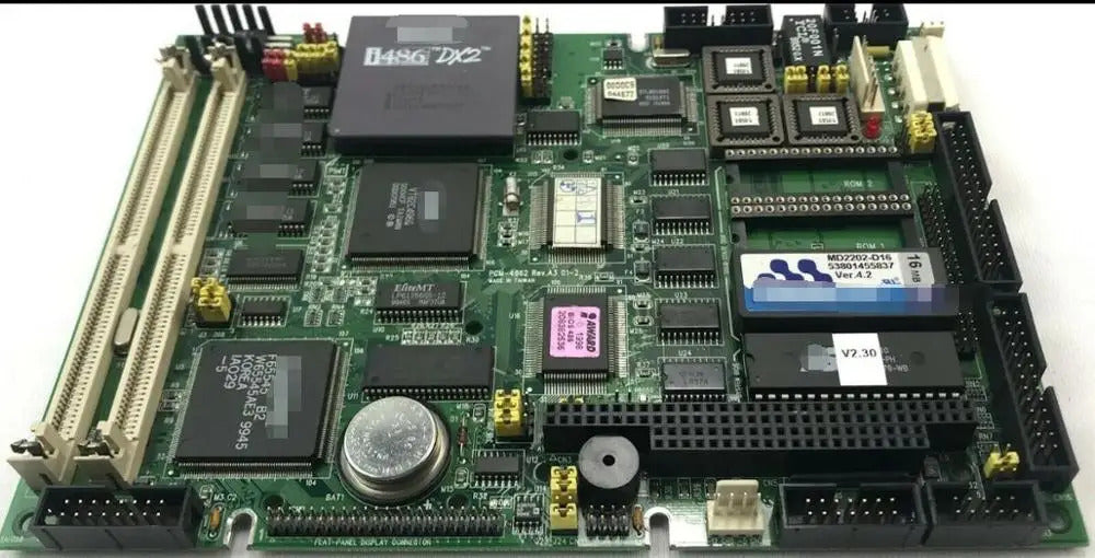 PCM-4862 Rev.A3 100% OK Original Motherboard Fanless CPU Board 486 Industrial Mainboard PC/104 SBC PCI Slot PC104 with CPU RAM