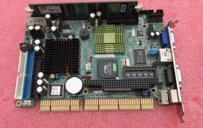 PCISA-C400R-RS-R20 V2.0 100%OK Embedded IPC Board  Industrial motherboard Half-Size CPU Card PCISA Bus Mainboard with CPU RAM