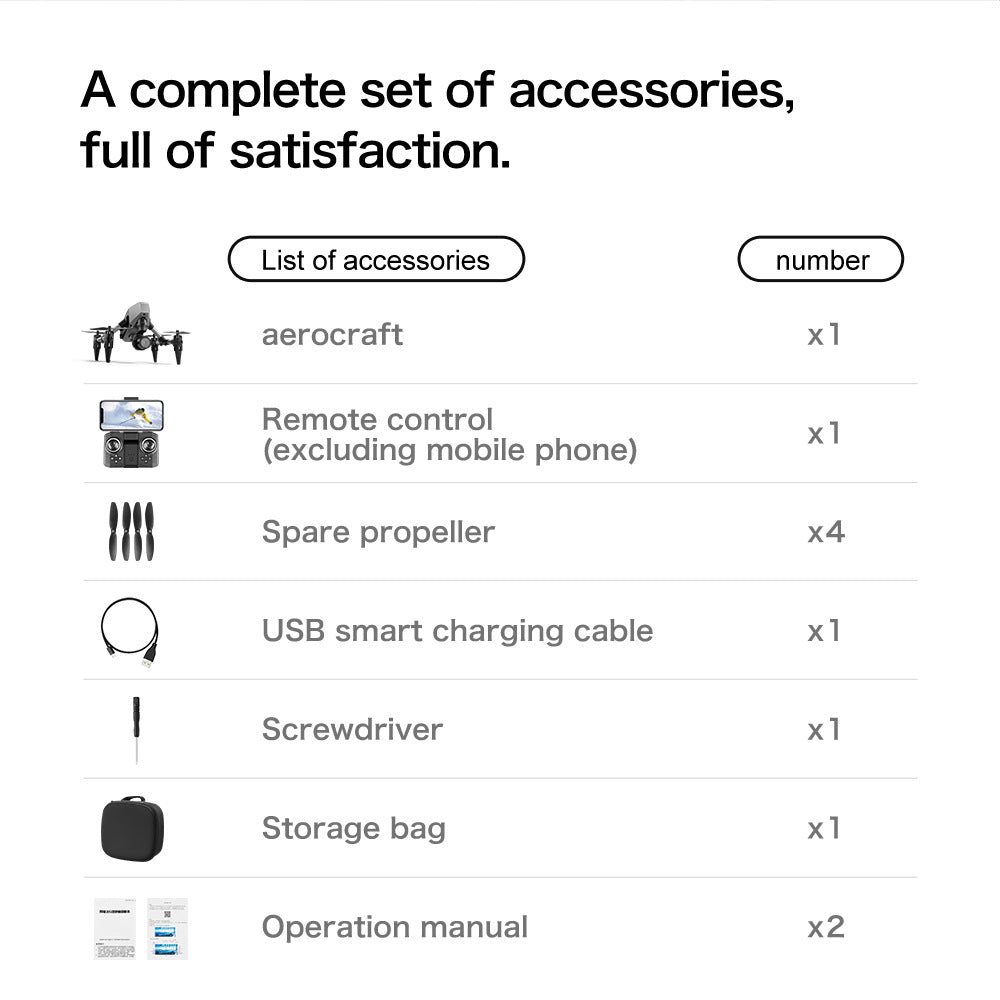 Cross-Border XD1Drone HD Aerial Photography Fixed Altitude Quadcopter Optical Flow Hover Mini Remote Control Aircraft drone