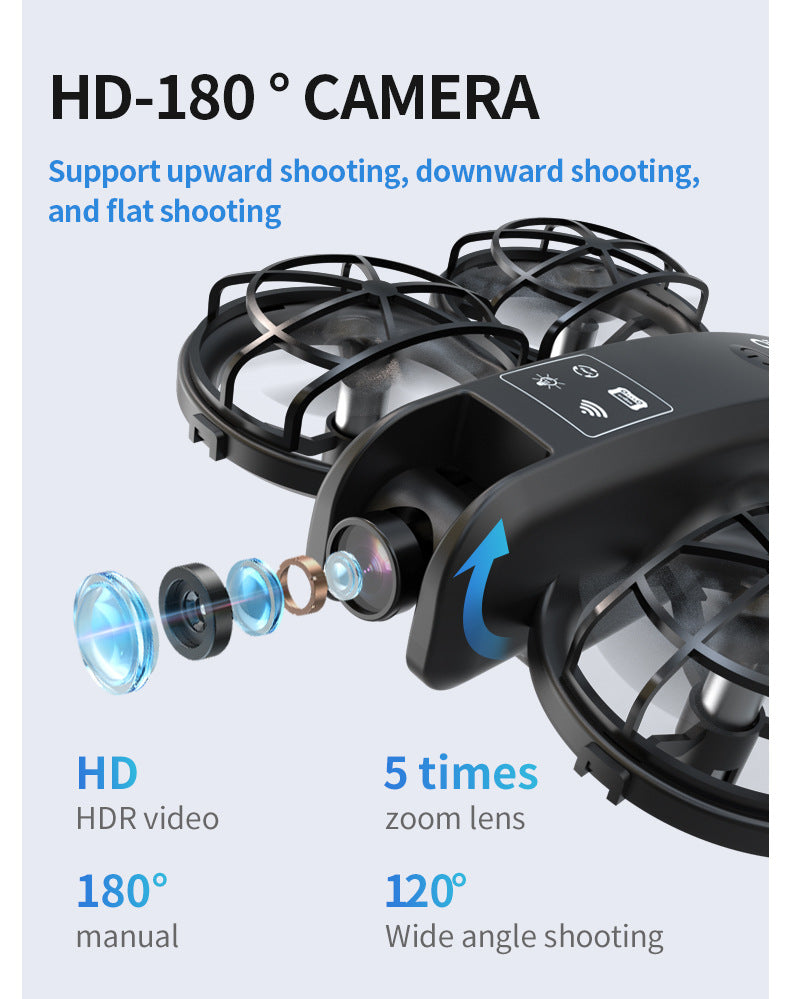 Cross-Border K100MINI Drone with Screen Remote Control Optical Flow Hover Dual Camera Lens HD Aerial Photography Remote Control Aircraft