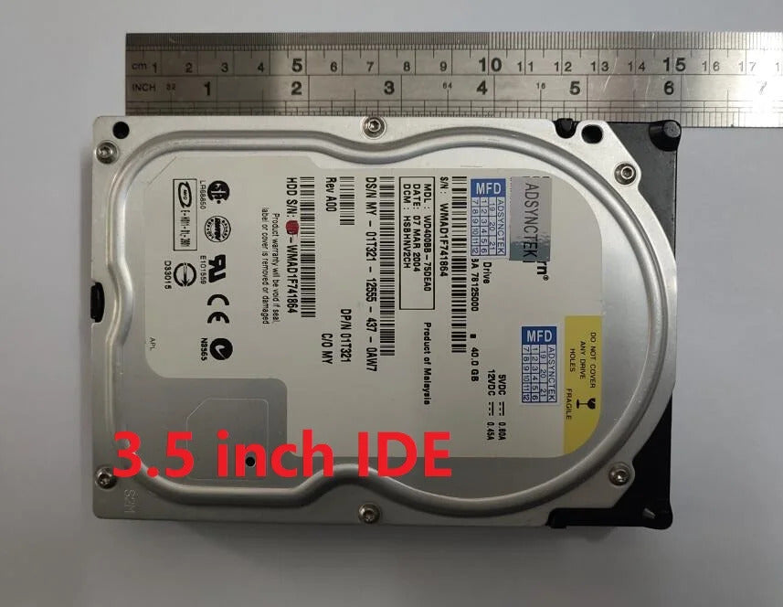 20GB 40GB 80GB 160GB 320GB 500GB IDE DISK 3.5inch HDD Disk Desktop port 40Pin parallel IDE DISK 3.5" ide Mechanical hard drive