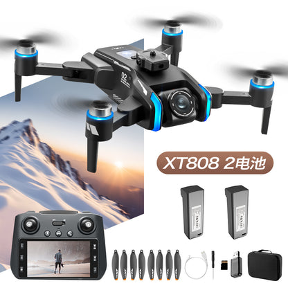 Cross-Border XT808Drone remote control with screen brushless motor HD aerial photography GPS Intelligent Positioning Remote Control Drone