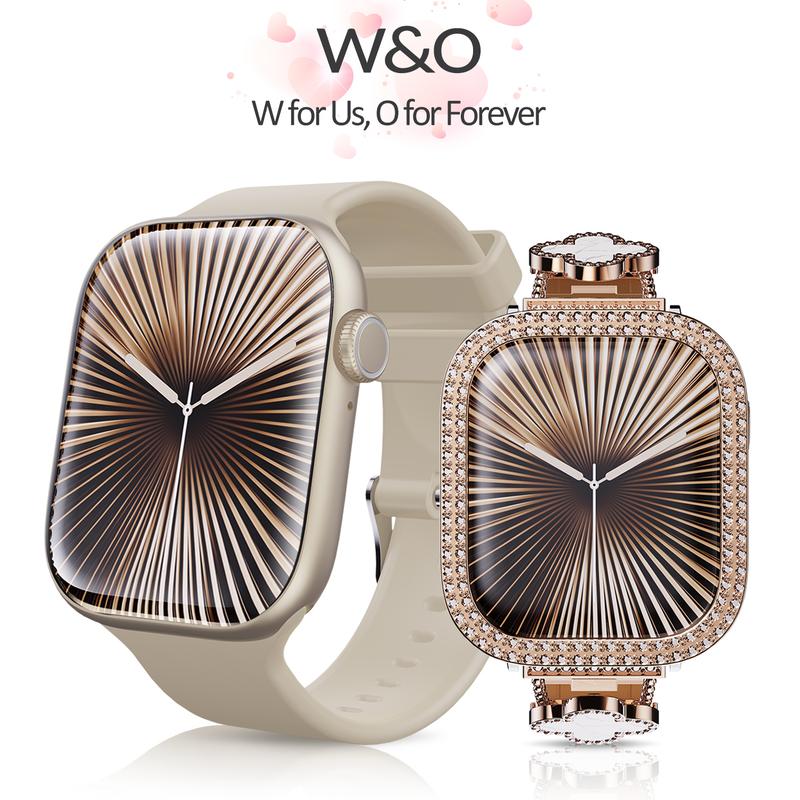 2025 Fashion Smart Watches for Women, Touch Screen Watch, Answer/Make Calls/100+ Sports Modes/Message Reminder, DIY Watch Dials, Wearable Devices, Smart Watches for iPhone/Andriod, Gift for Wife, Girl Friend