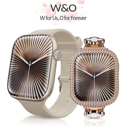 2025 Fashion Smart Watches for Women, Touch Screen Watch, Answer/Make Calls/100+ Sports Modes/Message Reminder, DIY Watch Dials, Wearable Devices, Smart Watches for iPhone/Andriod, Gift for Wife, Girl Friend