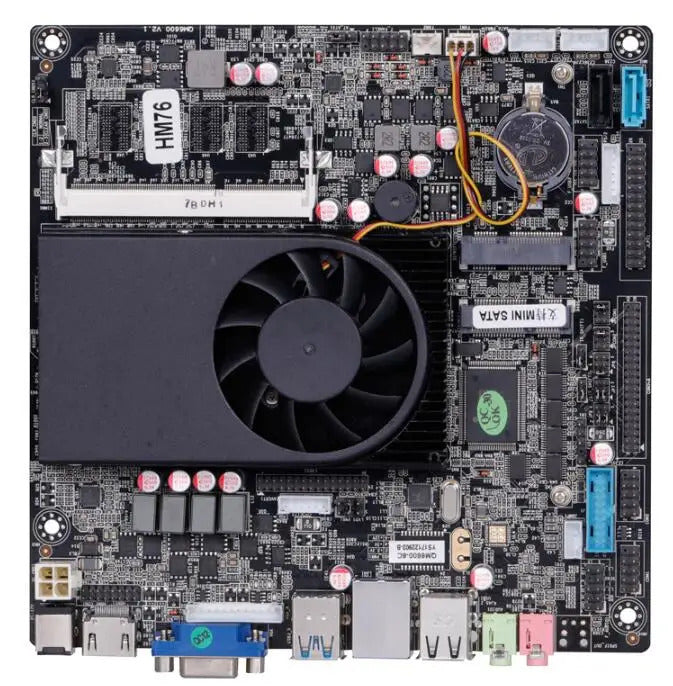 i7-2640M i5-2520M i5-3210M Mini-ITX Mainboard IPC SBC Embedded Motherboard with 6*COM 1*Giga LVDS DC12V
