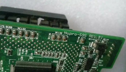 NuPRO-595 REV.B1 100% OK Original IPC ISA Board Industrial motherboard Half-Size CPU Card PICMG1.0 Embedded wtih CPU RAM FAN