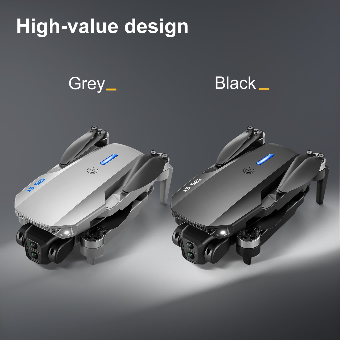 Cross-Border E88 GT Drone with Large Screen ESC Dual Camera HD Aerial Photography Optical Flow Long Battery Life Remote Control Aircraft Toy