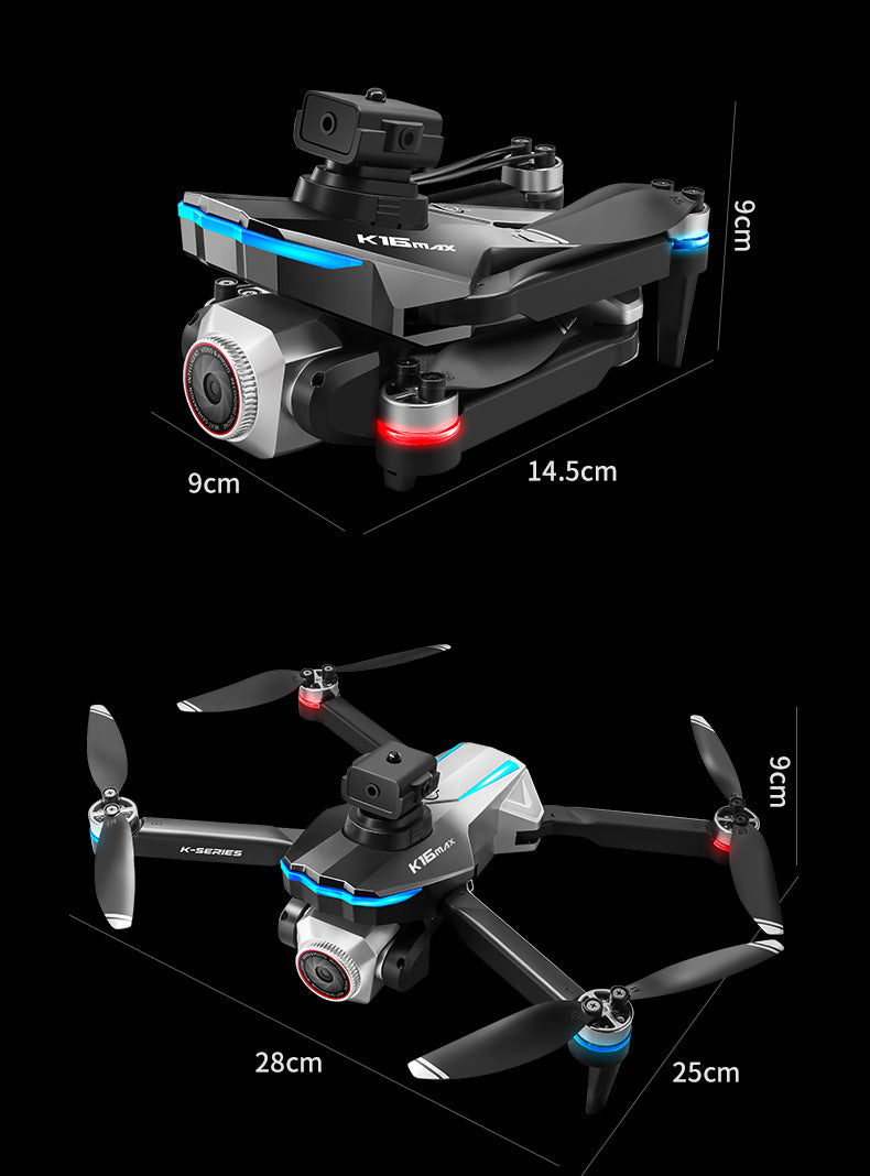 Cross-Border K16Drone remote control with screen brushless long battery life remote aircraft with obstacle avoidance High-Definition Aerial Drone