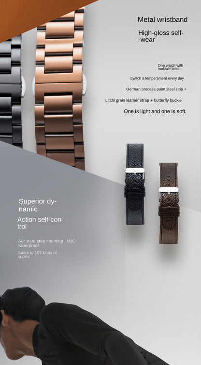 Smartwatch Dial to Answer Calls Calorie Tracking Heart Rate Blood Oxygen Monitoring Bluetooth Smart Watch V2