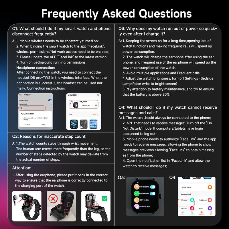 SIMSONLAB 2.01 Inch Smart Watch with Silicone Case, Fashionable Wearable Device for Men & Women, Support BT Calling and NFC Function, Multi-sport Modes Fitness Tracker