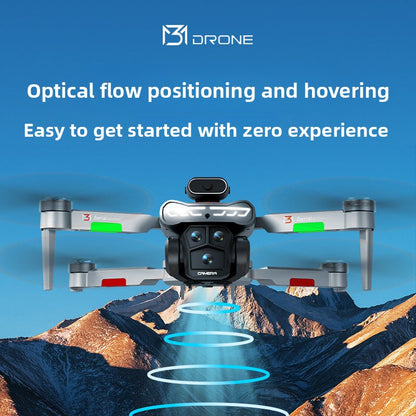 Popular Live-Streaming Product M3 Drone With 4.3inch Screen Remote Control, Brushless Optical Flow ESC, Obstacle Avoidance Quadcopter