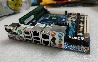 986LCD-M/mITX 100% OK Original Embedded Mini-ITX Mainboard IPC Computer Industrial Motherboard SBC Onboard CPU wiith Cooler