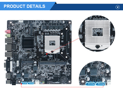 HM65Supports second and third generations LGA988CPU Computer motherboard all-in-one memory gaming laptop integrated graphics