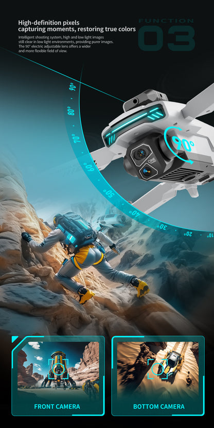 Cross-Border Z105Drone remote control with screen HD aerial photography brushless motor obstacle avoidance quadcopter toy airplane