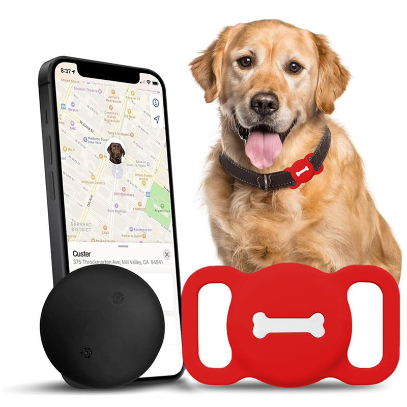 Cross-border Pet Tracker Applicable Apple Find My Designed iOS Anti-lost Device Waterproof Bone Protective Case